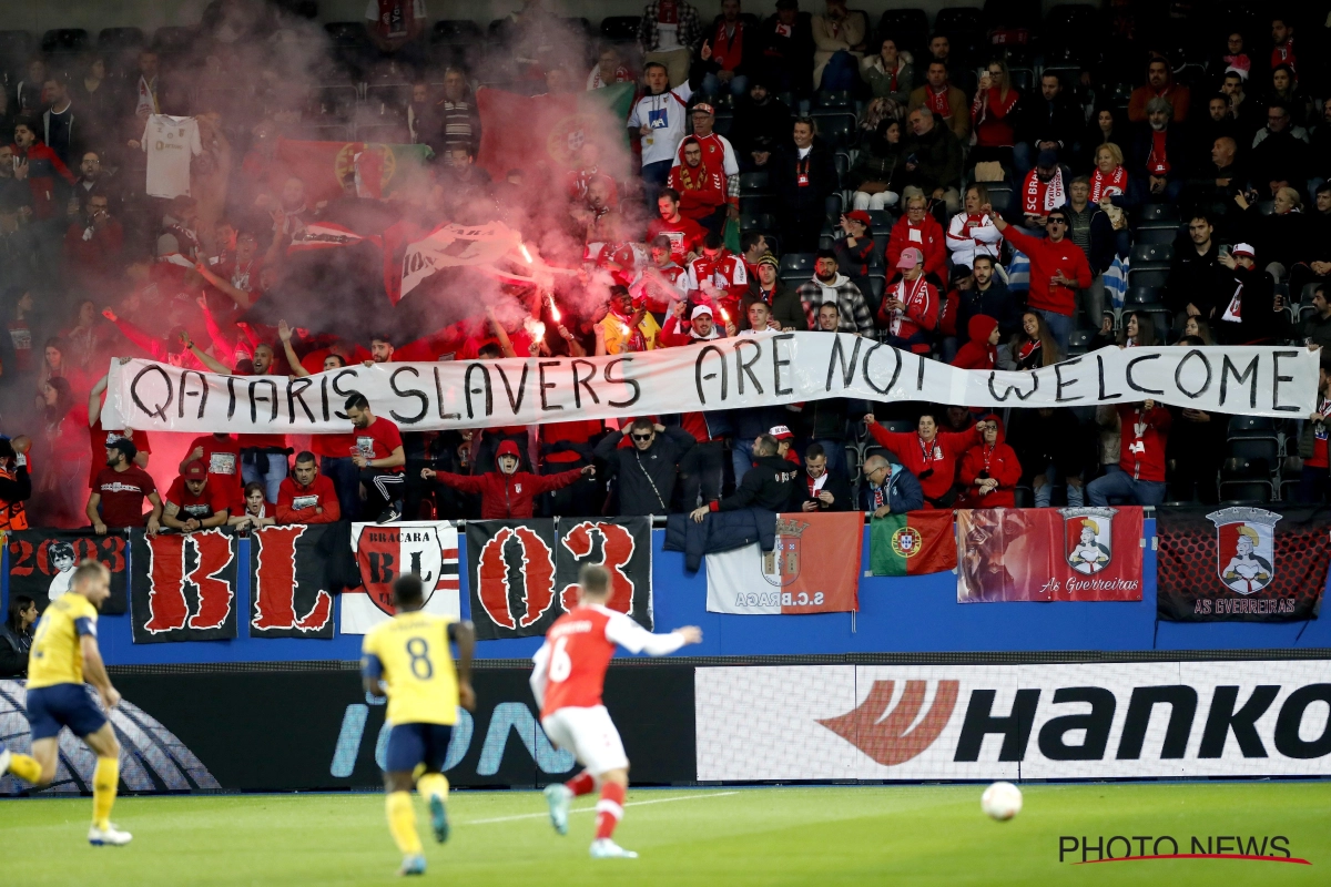 📷 Les supporters de Braga grondent envers le Qatar