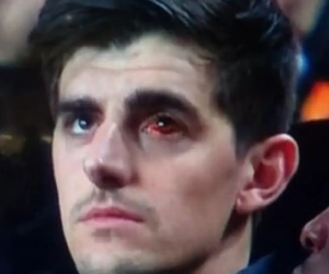 Thibaut Courtois rassure tout le monde à propos de son oeil rouge