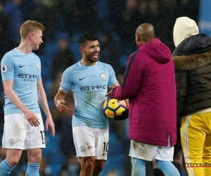 Aguero lance des fleurs à Kevin De Bruyne