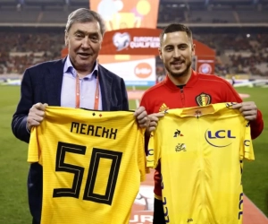 ? Eden Hazard et Eddy Merckx échangent leur maillot jaune 