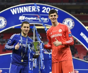 Eden Hazard et Thibaut Courtois titulaires à Stamford Bridge 