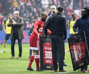 📷 Mehdi Carcela mis à l'honneur pour sa dernière à Sclessin 