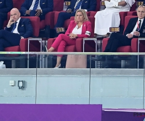 📷 La ministre de l'Intérieur allemande porte le brassard "One Love" à côté de Gianni Infantino 