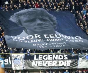 Le Club de Bruges a rendu un bel hommage à Birger Jensen : "Les légendes ne meurent jamais"