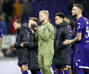 Le nouveau gardien d'Anderlecht était présent en tribune pour le match de Coupe