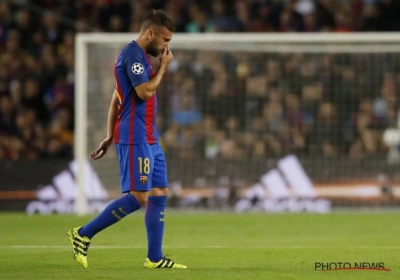 Jordi Alba incertain pour le match face au Real Madrid