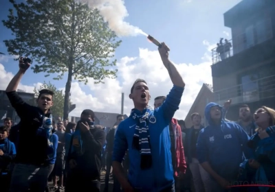 La grosse ambiance mise par les supporters de Bruges avant le match (photos + vidéo))