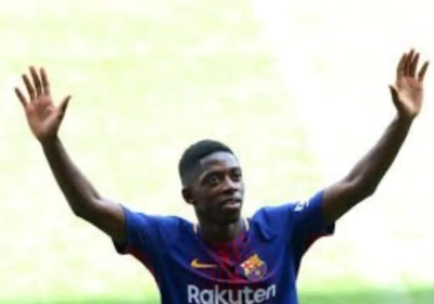 Ousmane Dembélé heureux de sa première avec le Barça