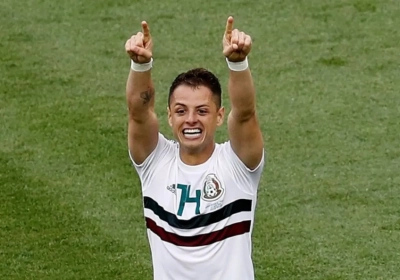 Chicharito aux anges avec le Mexique 