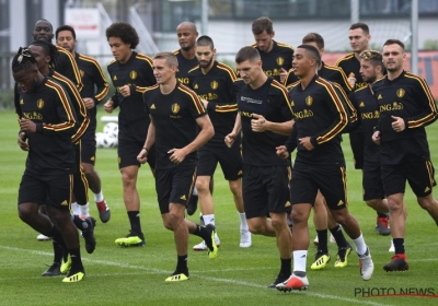 11 Diables Rouges étaient à l'entraînement ce samedi