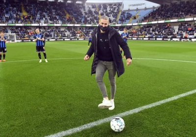 📷 Miguel Van Damme a donné le coup d'envoi du derby brugeois