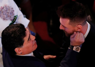 Lionel Messi adresse un message à Diego Maradona 