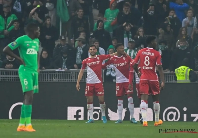 Monaco s'impose à Saint-Etienne au bout d'un match coupé en trois