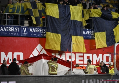 Inquiétude après STVV - Westerlo : un supporter tombe de la tribune du Stayen 