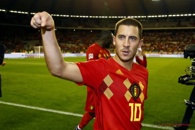 Eden Hazard n'a pas eu droit à une cérémonie officielle pour son 100e match avec la Belgique