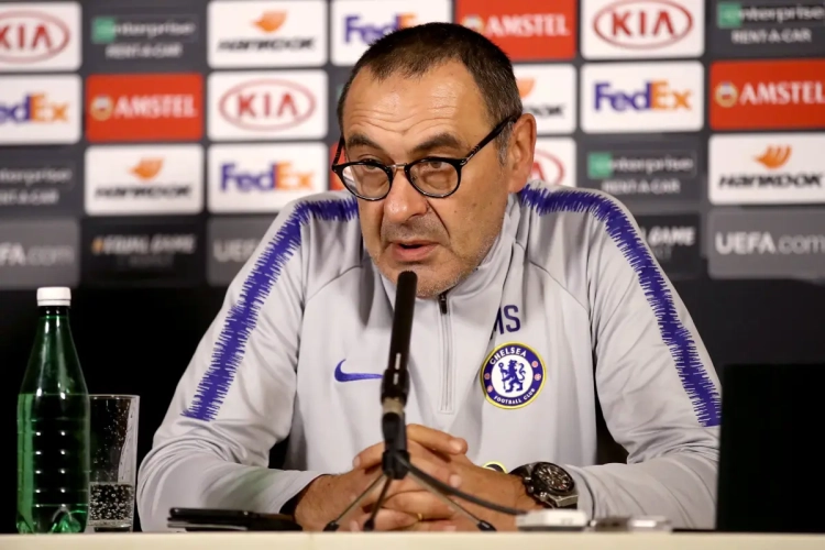 Maurizio Sarri : "C'est un plaisir d'être l'entraîneur d'Eden Hazard lors des matchs, mais c'est plus ennuyeux durant la semaine"