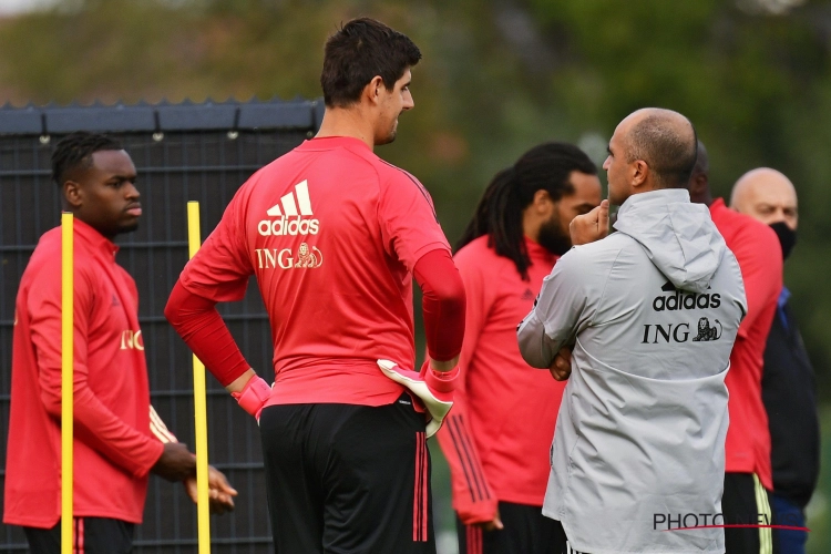 Roberto Martinez explique le départ de Thibaut Courtois 