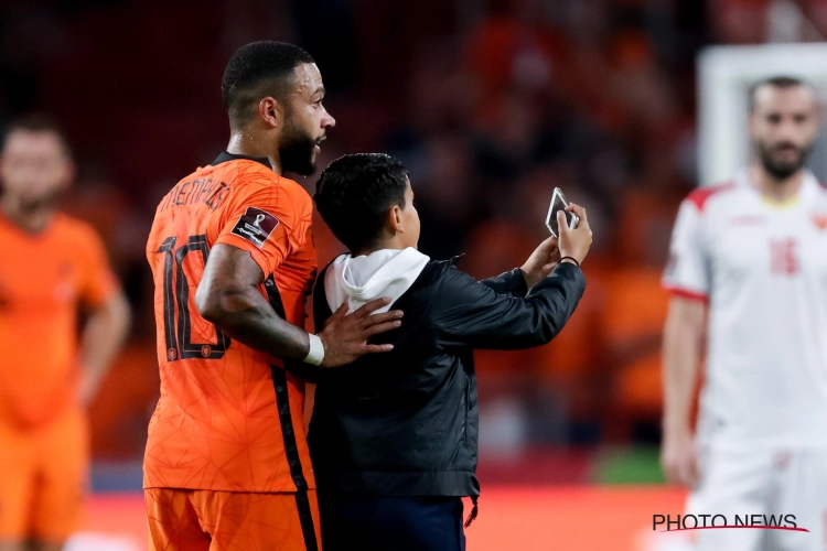 Faire un selfie avec Depay peut coûter très cher ! 