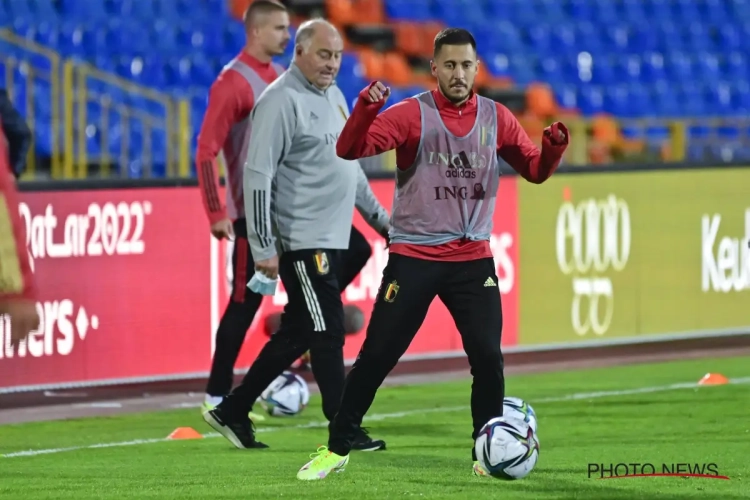 Eden Hazard, Thibaut Courtois et deux autres absents à l'entraînement des Diables 