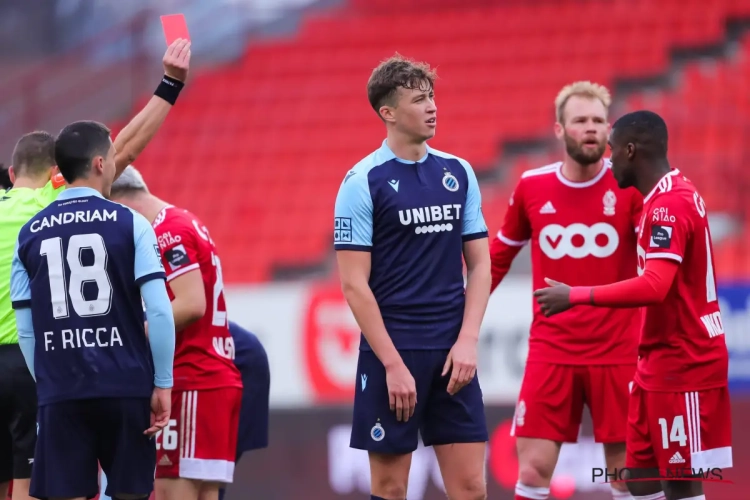 Jack Hendry connaît sa sanction après son carton rouge au Standard de Liège 