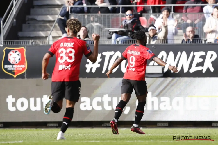 Ligue 1 : Rennes et Doku dépassent Lille, Monaco est dauphin provisoire