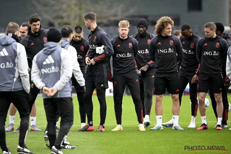 📷 Les Diables Rouges au complet avant la Suède 